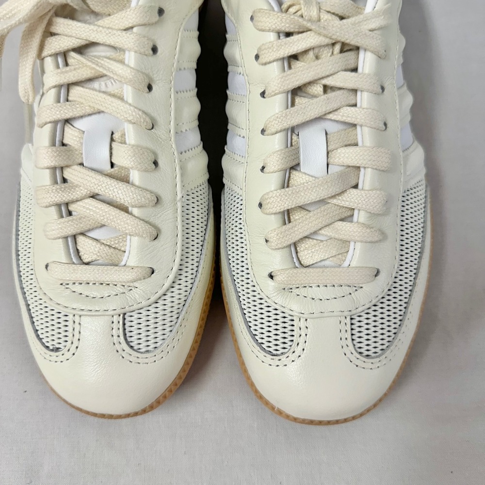 Adidas Samba OG Wonder White Mesh Leather Sneakers‎ JI2064 Womens 8.5 Mens 7 Gum - Picture 6 of 16